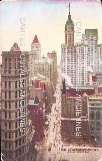 Cartes postales anciennes > CARTES POSTALES > carte postale ancienne > cartes-postales-ancienne.com Etats unis New york  Broadway
