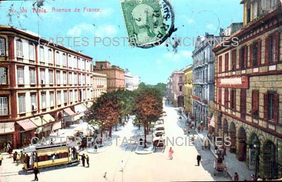 Cartes postales anciennes > CARTES POSTALES > carte postale ancienne > cartes-postales-ancienne.com Tunisie Tunis