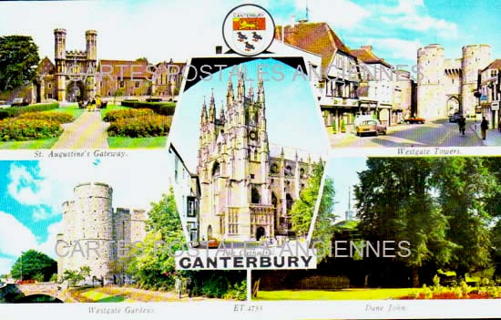 Cartes postales anciennes > CARTES POSTALES > carte postale ancienne > cartes-postales-ancienne.com Angleterre Canterbury
