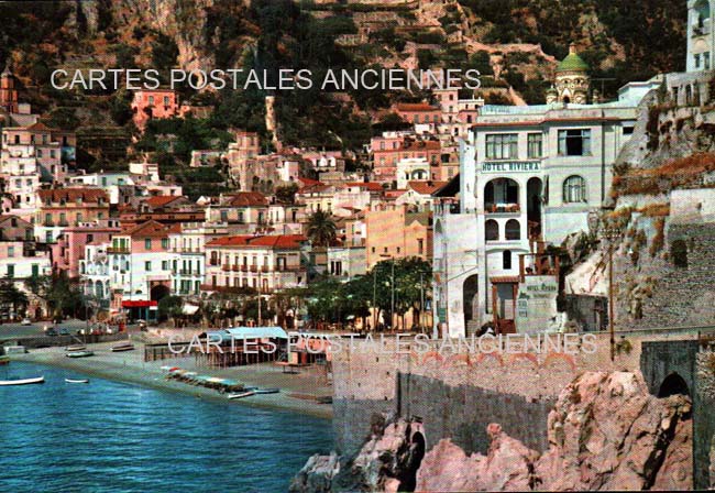 Cartes postales anciennes > CARTES POSTALES > carte postale ancienne > cartes-postales-ancienne.com Union europeenne Italie Amalfi