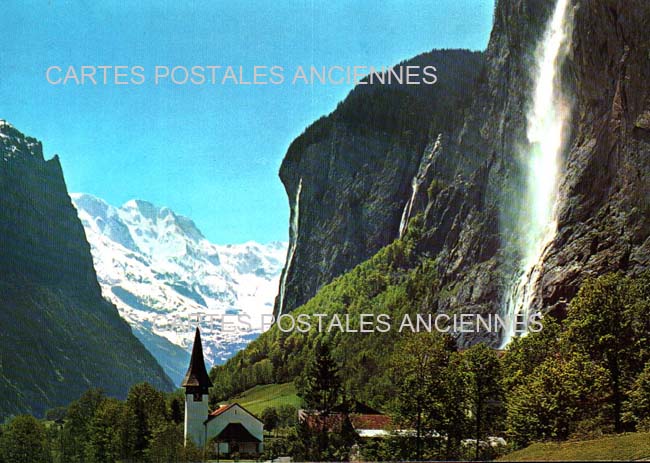 Cartes postales anciennes > CARTES POSTALES > carte postale ancienne > cartes-postales-ancienne.com Suisse Lauterbrunnen