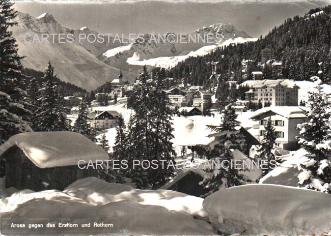 Cartes postales anciennes > CARTES POSTALES > carte postale ancienne > cartes-postales-ancienne.com Suisse Arosa