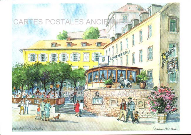 Cartes postales anciennes > CARTES POSTALES > carte postale ancienne > cartes-postales-ancienne.com Union europeenne Allemagne Baden baden