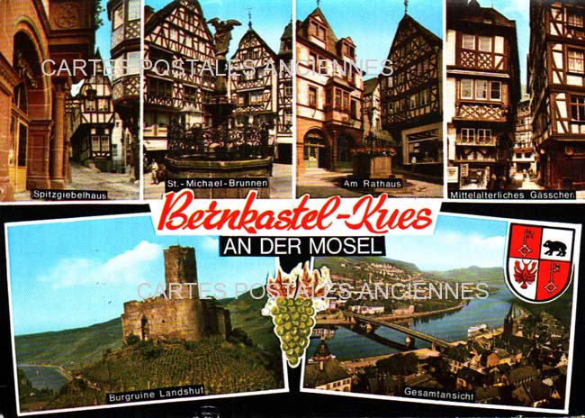 Cartes postales anciennes > CARTES POSTALES > carte postale ancienne > cartes-postales-ancienne.com Union europeenne Allemagne Bernkastel kues