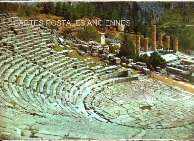 Cartes postales anciennes > CARTES POSTALES > carte postale ancienne > cartes-postales-ancienne.com Union europeenne Grece Delphes