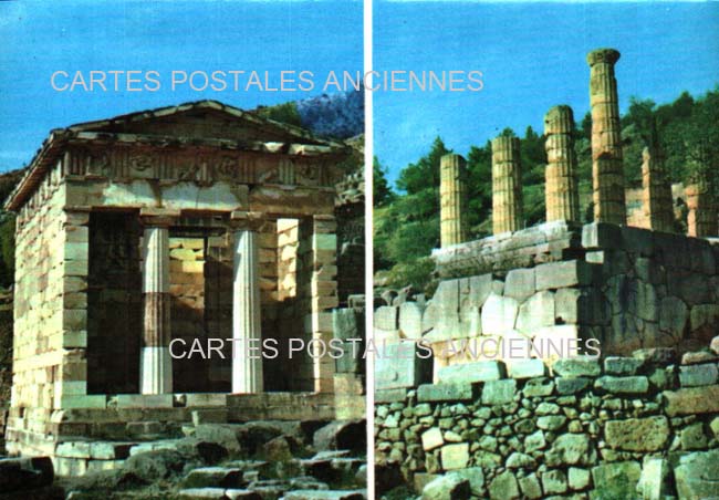 Cartes postales anciennes > CARTES POSTALES > carte postale ancienne > cartes-postales-ancienne.com Union europeenne Grece Delphes