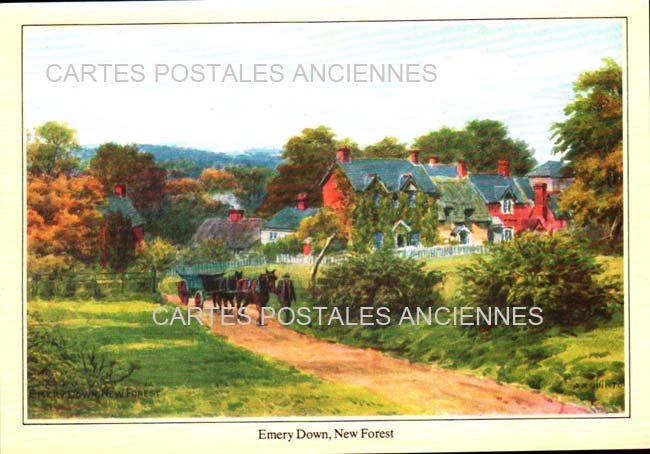 Cartes postales anciennes > CARTES POSTALES > carte postale ancienne > cartes-postales-ancienne.com Angleterre Brockenhurst