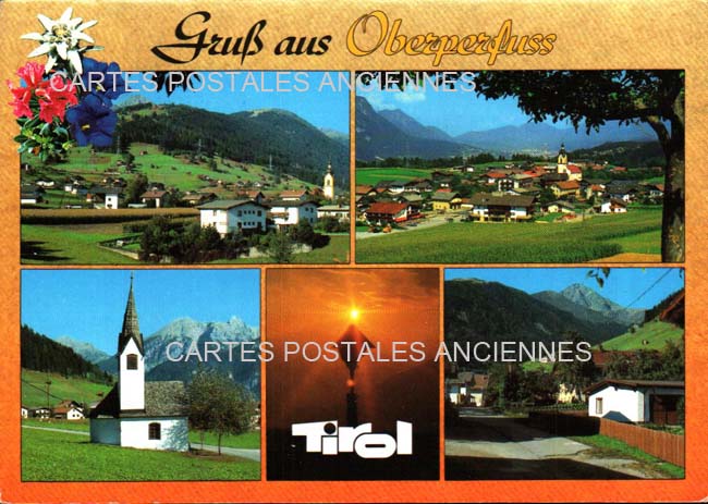Cartes postales anciennes > CARTES POSTALES > carte postale ancienne > cartes-postales-ancienne.com Union europeenne Autriche Tirol Oberperfuss