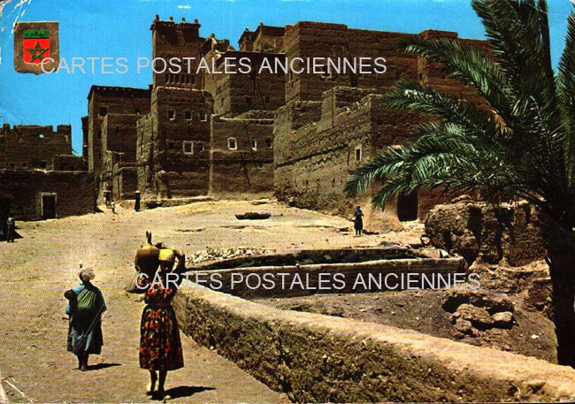 Cartes postales anciennes > CARTES POSTALES > carte postale ancienne > cartes-postales-ancienne.com Maroc Ouarzazate