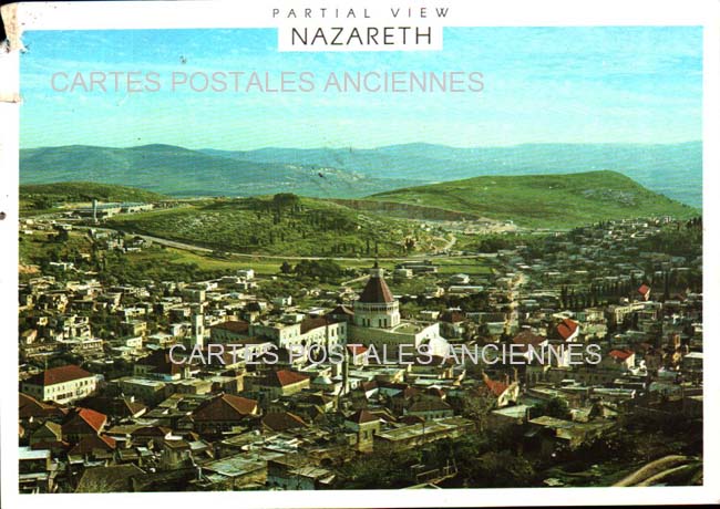 Cartes postales anciennes > CARTES POSTALES > carte postale ancienne > cartes-postales-ancienne.com Israel Nazareth