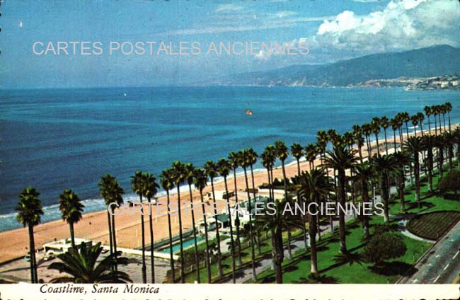 Cartes postales anciennes > CARTES POSTALES > carte postale ancienne > cartes-postales-ancienne.com Etats unis Californie Santa monica