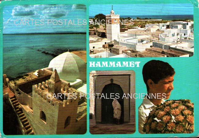 Cartes postales anciennes > CARTES POSTALES > carte postale ancienne > cartes-postales-ancienne.com Tunisie Hammamet