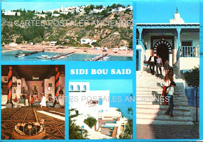 Cartes postales anciennes > CARTES POSTALES > carte postale ancienne > cartes-postales-ancienne.com Tunisie Sidi bou said