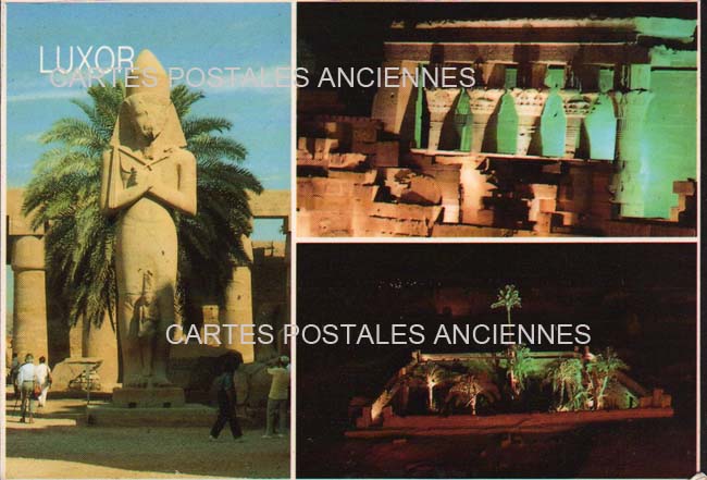 Cartes postales anciennes > CARTES POSTALES > carte postale ancienne > cartes-postales-ancienne.com Egypte Louxor