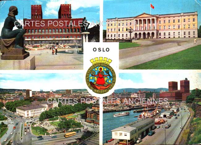 Cartes postales anciennes > CARTES POSTALES > carte postale ancienne > cartes-postales-ancienne.com Union europeenne Norvege Oslo