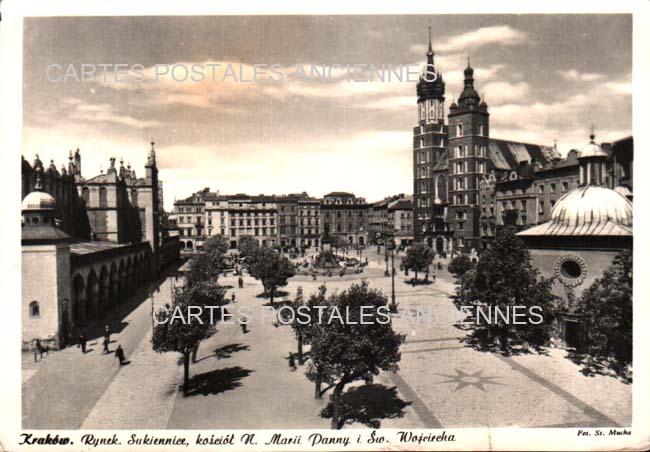 Cartes postales anciennes > CARTES POSTALES > carte postale ancienne > cartes-postales-ancienne.com Union europeenne Pologne Krakow