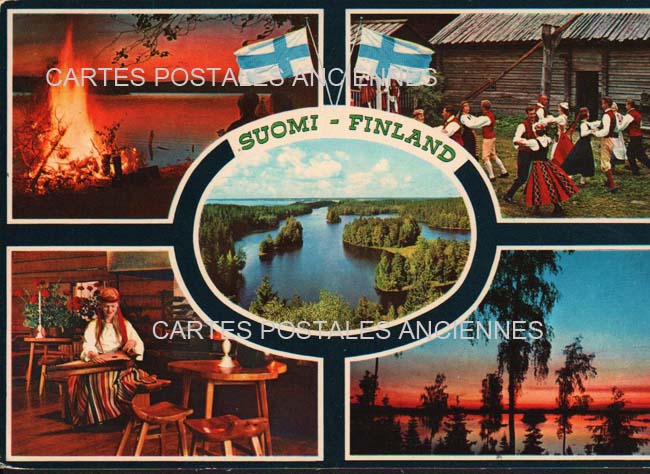 Cartes postales anciennes > CARTES POSTALES > carte postale ancienne > cartes-postales-ancienne.com Union europeenne Finlande Suomi