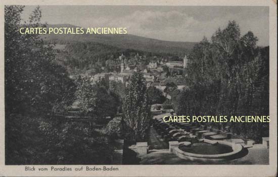 Cartes postales anciennes > CARTES POSTALES > carte postale ancienne > cartes-postales-ancienne.com Union europeenne Allemagne Baden baden