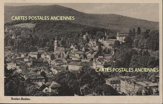 Cartes postales anciennes > CARTES POSTALES > carte postale ancienne > cartes-postales-ancienne.com Union europeenne Allemagne Baden baden