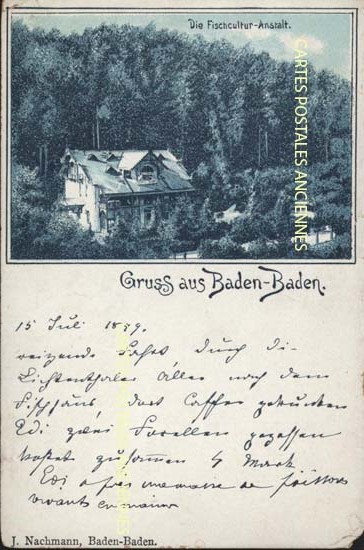 Cartes postales anciennes > CARTES POSTALES > carte postale ancienne > cartes-postales-ancienne.com Union europeenne Allemagne Baden baden