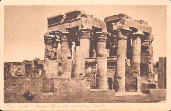 Cartes postales anciennes > CARTES POSTALES > carte postale ancienne > cartes-postales-ancienne.com Egypte Kom ombo