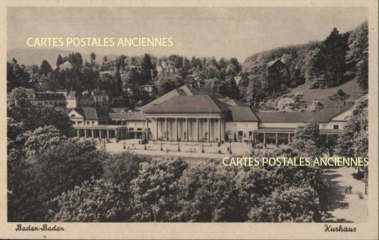 Cartes postales anciennes > CARTES POSTALES > carte postale ancienne > cartes-postales-ancienne.com Union europeenne Allemagne Baden baden
