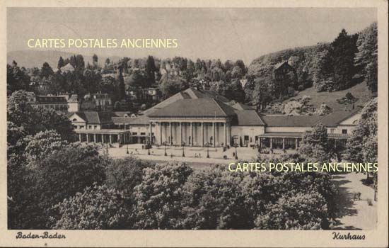 Cartes postales anciennes > CARTES POSTALES > carte postale ancienne > cartes-postales-ancienne.com Union europeenne Allemagne Baden baden