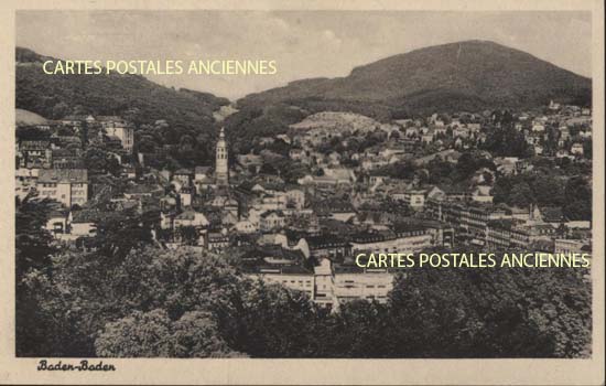 Cartes postales anciennes > CARTES POSTALES > carte postale ancienne > cartes-postales-ancienne.com Union europeenne Allemagne Baden baden