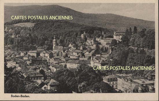 Cartes postales anciennes > CARTES POSTALES > carte postale ancienne > cartes-postales-ancienne.com Union europeenne Allemagne Baden baden