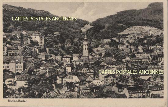 Cartes postales anciennes > CARTES POSTALES > carte postale ancienne > cartes-postales-ancienne.com Union europeenne Allemagne Baden baden
