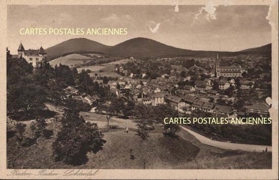 Cartes postales anciennes > CARTES POSTALES > carte postale ancienne > cartes-postales-ancienne.com Union europeenne Allemagne Baden baden