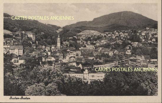 Cartes postales anciennes > CARTES POSTALES > carte postale ancienne > cartes-postales-ancienne.com Union europeenne Allemagne Baden baden