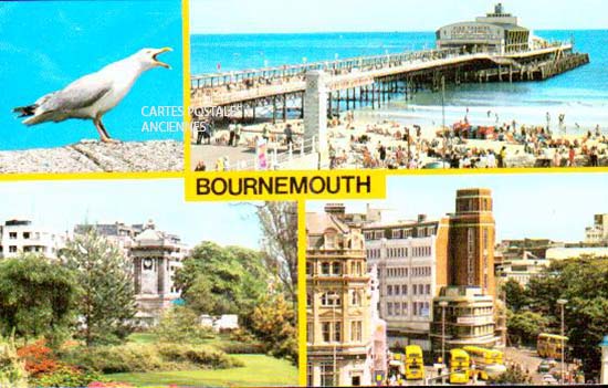 Cartes postales anciennes > CARTES POSTALES > carte postale ancienne > cartes-postales-ancienne.com Angleterre Bournemouth