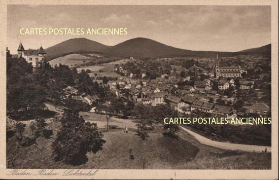 Cartes postales anciennes > CARTES POSTALES > carte postale ancienne > cartes-postales-ancienne.com Union europeenne Allemagne Baden baden