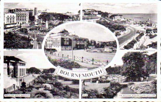 Cartes postales anciennes > CARTES POSTALES > carte postale ancienne > cartes-postales-ancienne.com Angleterre Bournemouth