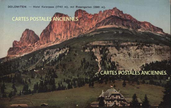 Cartes postales anciennes > CARTES POSTALES > carte postale ancienne > cartes-postales-ancienne.com Union europeenne Autriche Dolomiten
