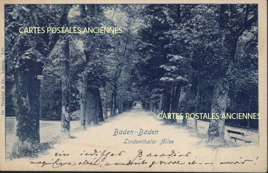 Cartes postales anciennes > CARTES POSTALES > carte postale ancienne > cartes-postales-ancienne.com Union europeenne Allemagne Baden baden