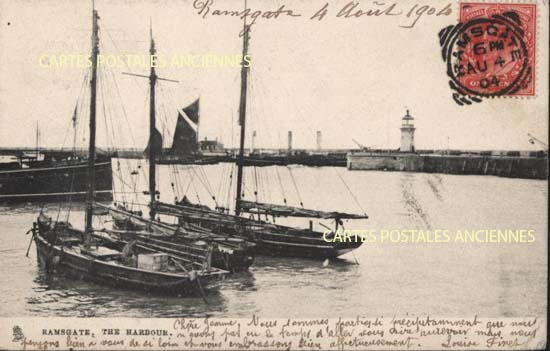 Cartes postales anciennes > CARTES POSTALES > carte postale ancienne > cartes-postales-ancienne.com Angleterre Ramsgate