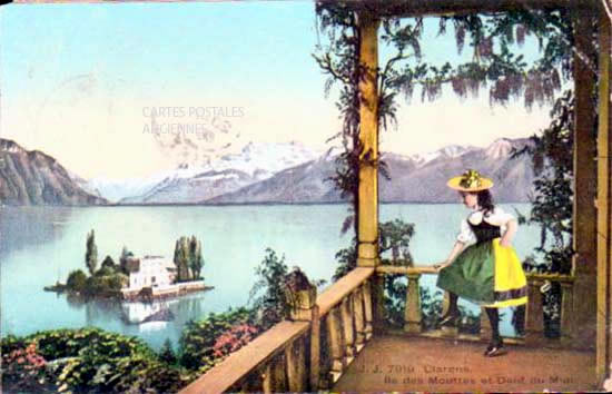Cartes postales anciennes > CARTES POSTALES > carte postale ancienne > cartes-postales-ancienne.com Suisse Clarens