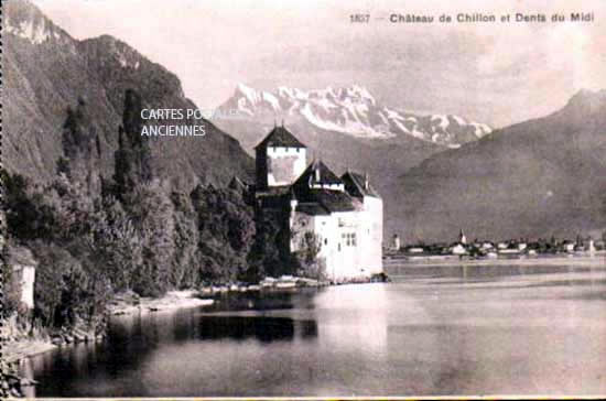 Cartes postales anciennes > CARTES POSTALES > carte postale ancienne > cartes-postales-ancienne.com Suisse Chillon