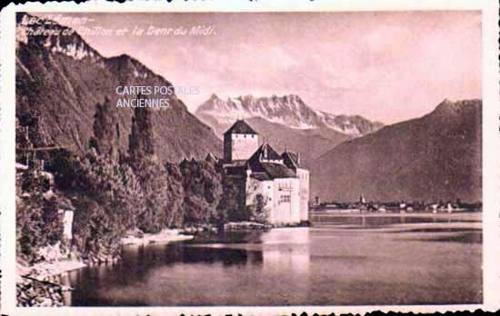 Cartes postales anciennes > CARTES POSTALES > carte postale ancienne > cartes-postales-ancienne.com Suisse Chillon