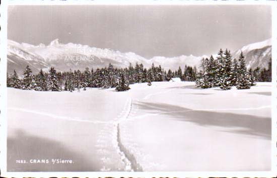 Cartes postales anciennes > CARTES POSTALES > carte postale ancienne > cartes-postales-ancienne.com Suisse Crans montana