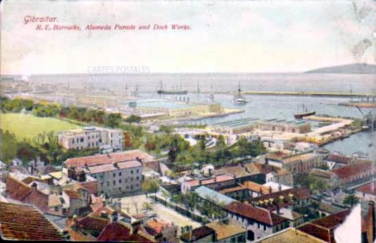 Cartes postales anciennes > CARTES POSTALES > carte postale ancienne > cartes-postales-ancienne.com Gibraltar