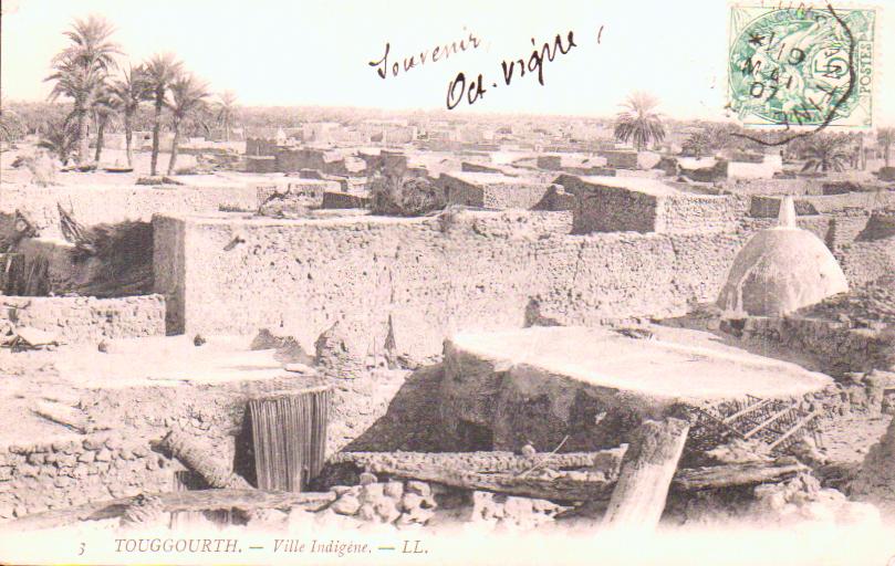 Cartes postales anciennes > CARTES POSTALES > carte postale ancienne > cartes-postales-ancienne.com Algerie Touggourt