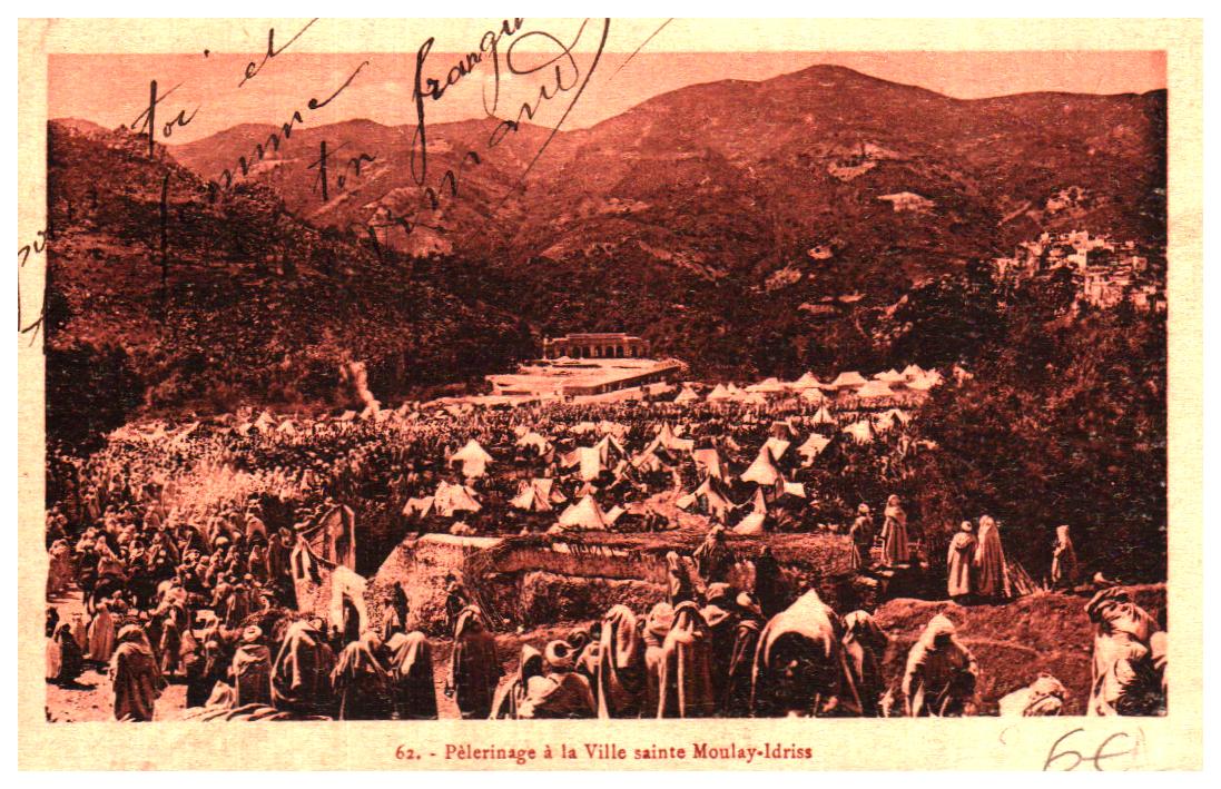 Cartes postales anciennes > CARTES POSTALES > carte postale ancienne > cartes-postales-ancienne.com Maroc Moulay idriss