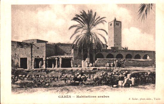 Cartes postales anciennes > CARTES POSTALES > carte postale ancienne > cartes-postales-ancienne.com Tunisie Gabes