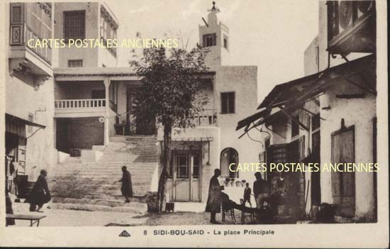 Cartes postales anciennes > CARTES POSTALES > carte postale ancienne > cartes-postales-ancienne.com Tunisie Sidi bou said