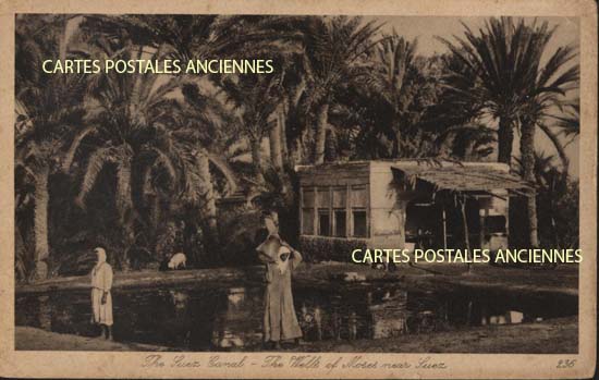 Cartes postales anciennes > CARTES POSTALES > carte postale ancienne > cartes-postales-ancienne.com Egypte Suez