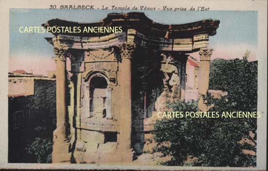 Cartes postales anciennes > CARTES POSTALES > carte postale ancienne > cartes-postales-ancienne.com Liban Baalbek