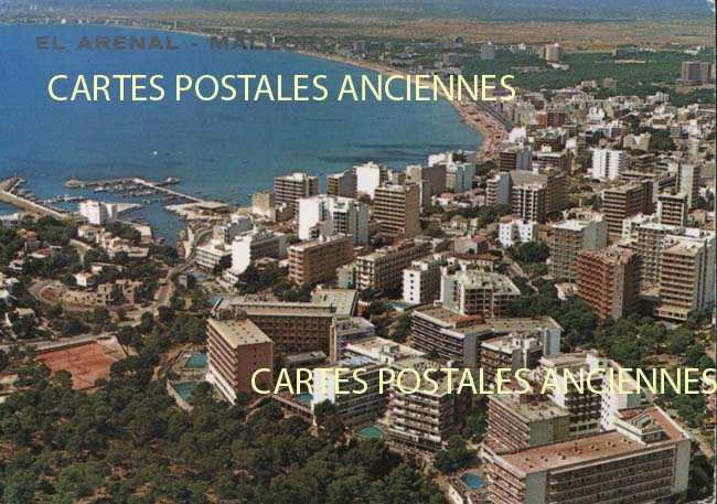 Cartes postales anciennes > CARTES POSTALES > carte postale ancienne > cartes-postales-ancienne.com Union europeenne Espagne Baleares Arenal